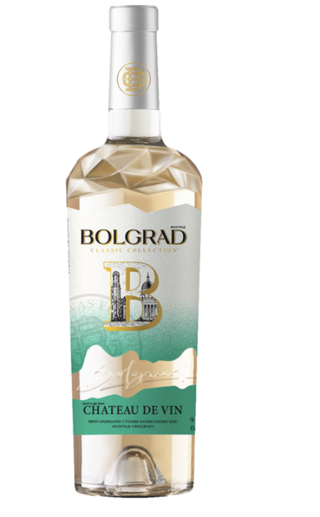 Вино ТМ Bolgrad напівсолодке біле Шато де Вин 13% 0,75 л Mon Blan